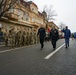 Screaming Eagles participate in the Romanian National Day parade.