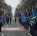 Screaming Eagles participate in the Romanian National Day parade.