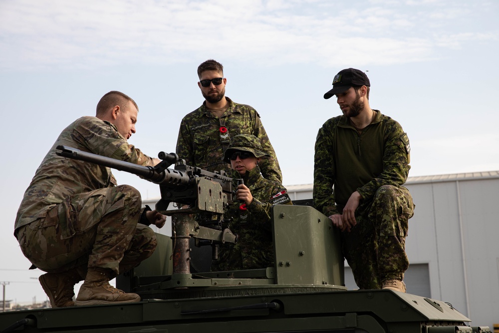 526th BSB joint weapons familiarization
