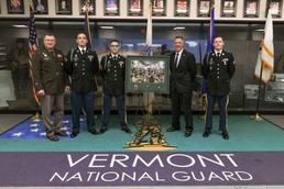 Vermont Army National Guard Presents Governor With Historic Photo