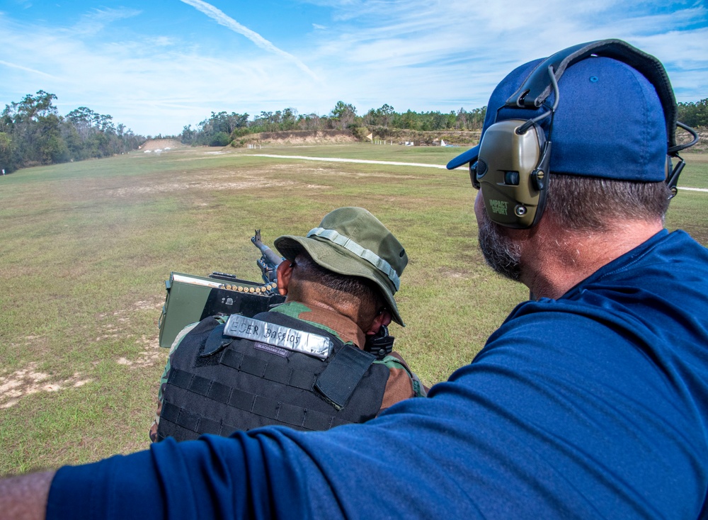 Partner nation Students Conduct Machine Gun Training at NAVSCIATTS