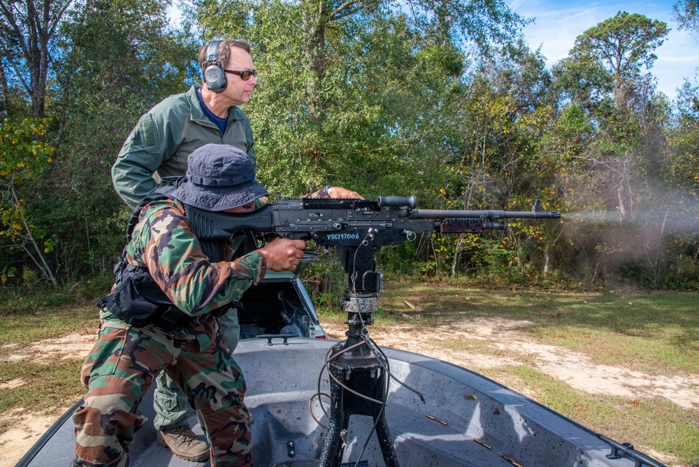 Partner nation Students Conduct Machine Gun Training at NAVSCIATTS