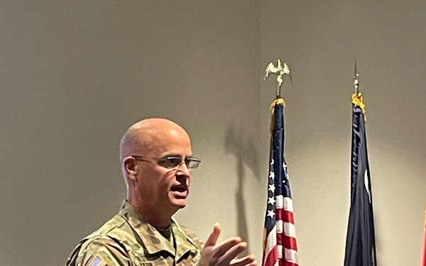 BG Dixon speaks at University of South Carolina ROTC branching ceremony