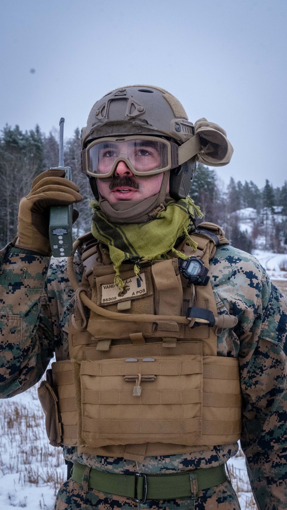U.S. Marines with Combat Logistics Battalion 6 Conduct a Helicopter Lift with Finnish NH90 Aircraft