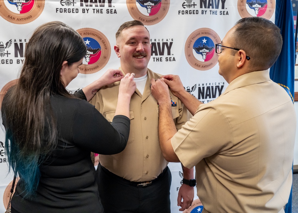 Navy Talent Acquisition Group San Antonio Meritoriously Advances Denver Native