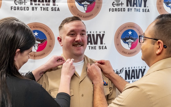 Navy Talent Acquisition Group San Antonio Meritoriously Advances Denver Native