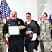 Fort McCoy police officer receives medal for heroic rescue effort while off duty