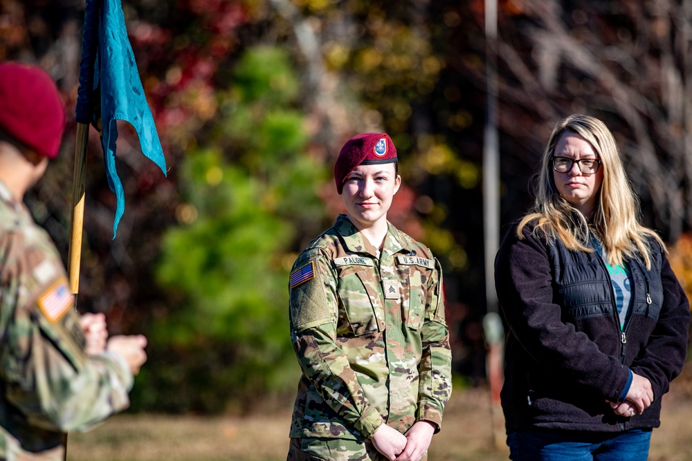 Staff Sergeant Catessa Palone Promotion