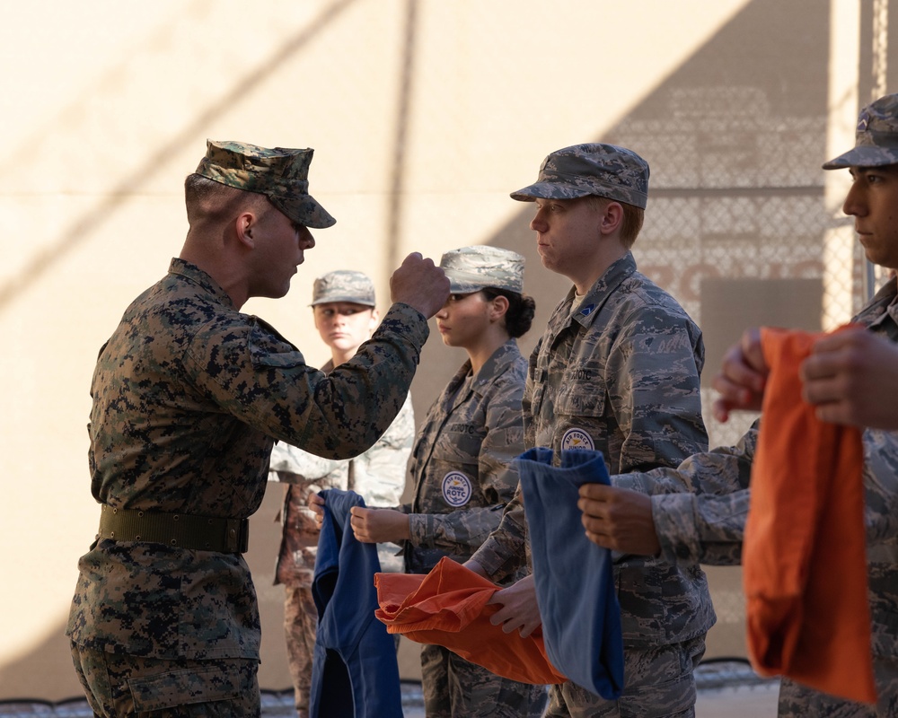 Basha High School Air Force JROTC visits MCAS Yuma