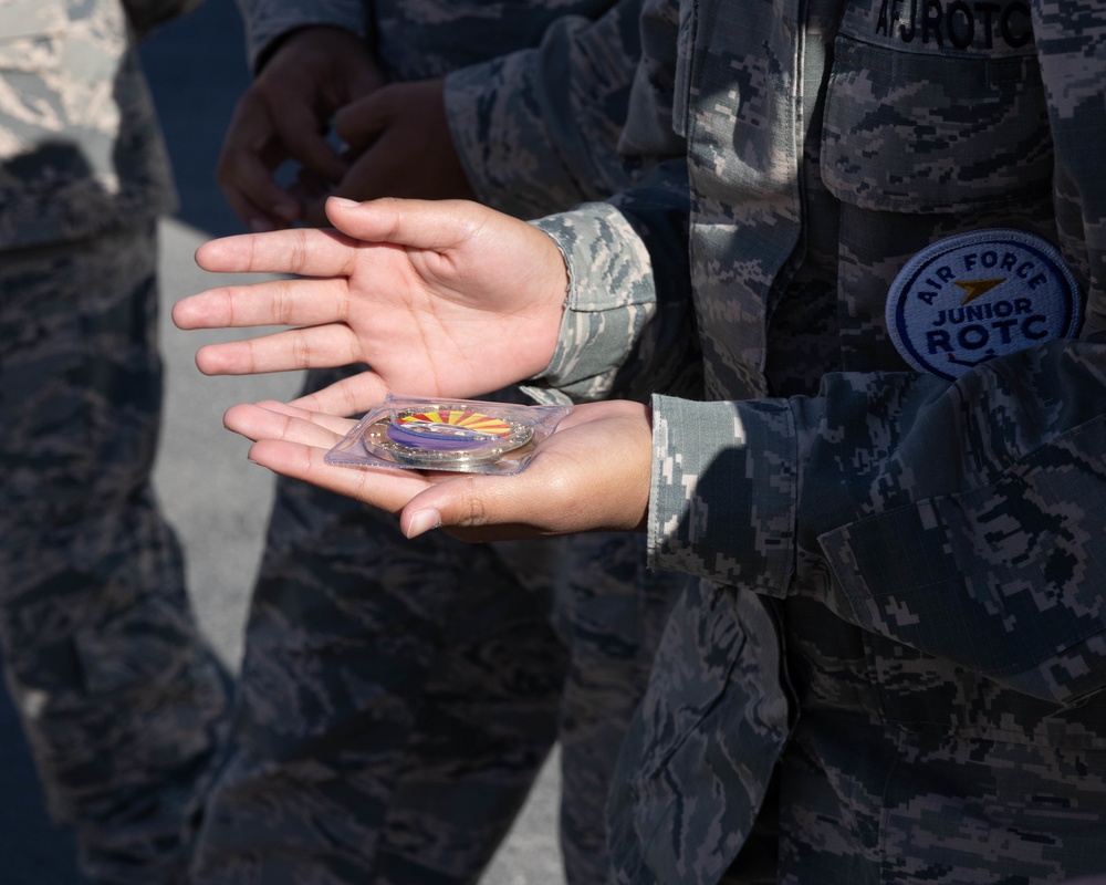 Basha High School Air Force JROTC visits MCAS Yuma