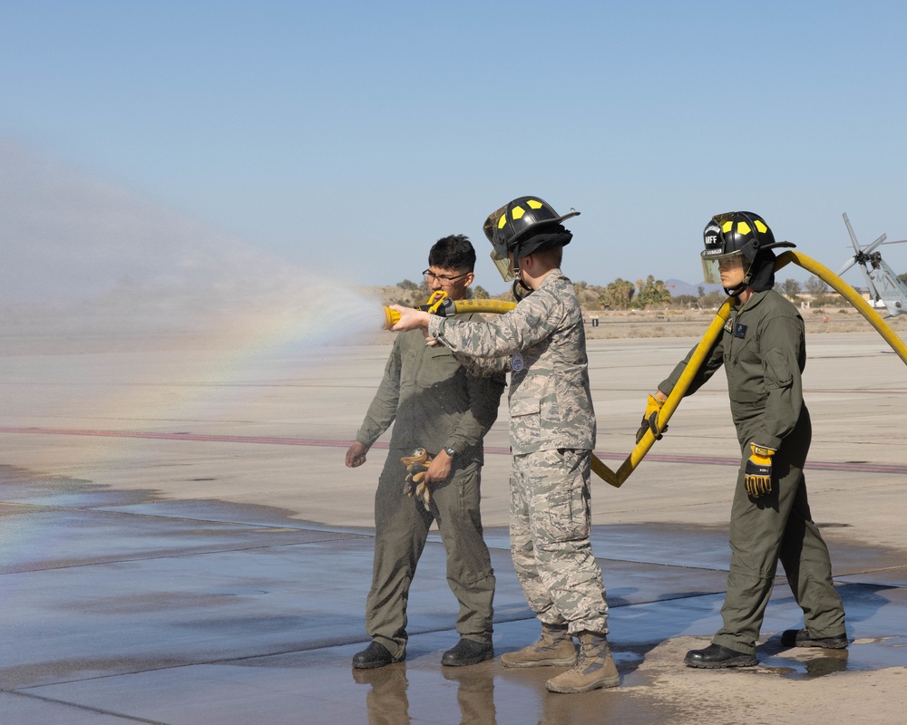 Basha High School Air Force JROTC visits MCAS Yuma