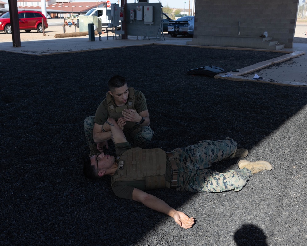 Basha High School Air Force JROTC visits MCAS Yuma