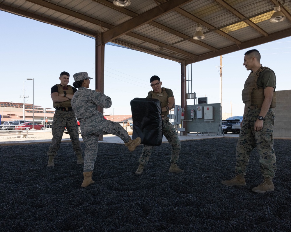 Basha High School Air Force JROTC visits MCAS Yuma