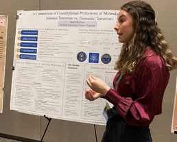 DCSA Student Experience Intern Presents Thesis on Miranda Rights at National Conference