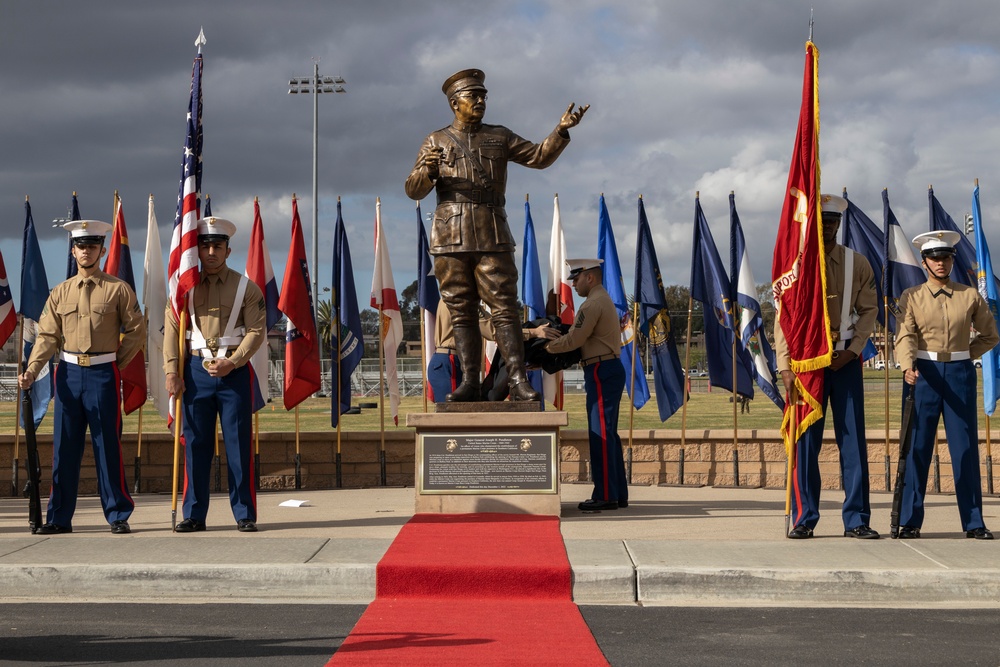 Camp Pendleton unveils Maj. Gen. Pendleton Monument