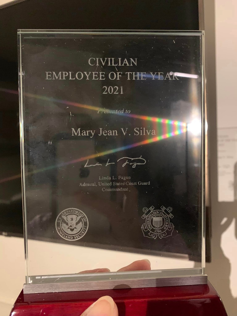2021 Coast Guard Civilian Employee of the Year: Mary Jean Silva