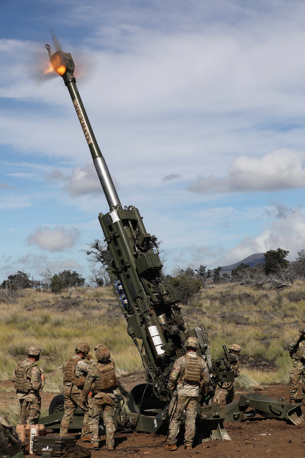 M777 Howitzer from 25th Infantry Division Artillery (DIVARTY) Fires