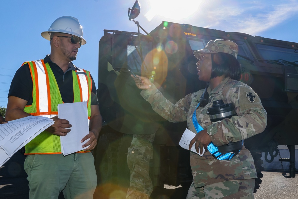 Military vehicles download as part of the APS-3 from the U.S. Naval Ship Watson.