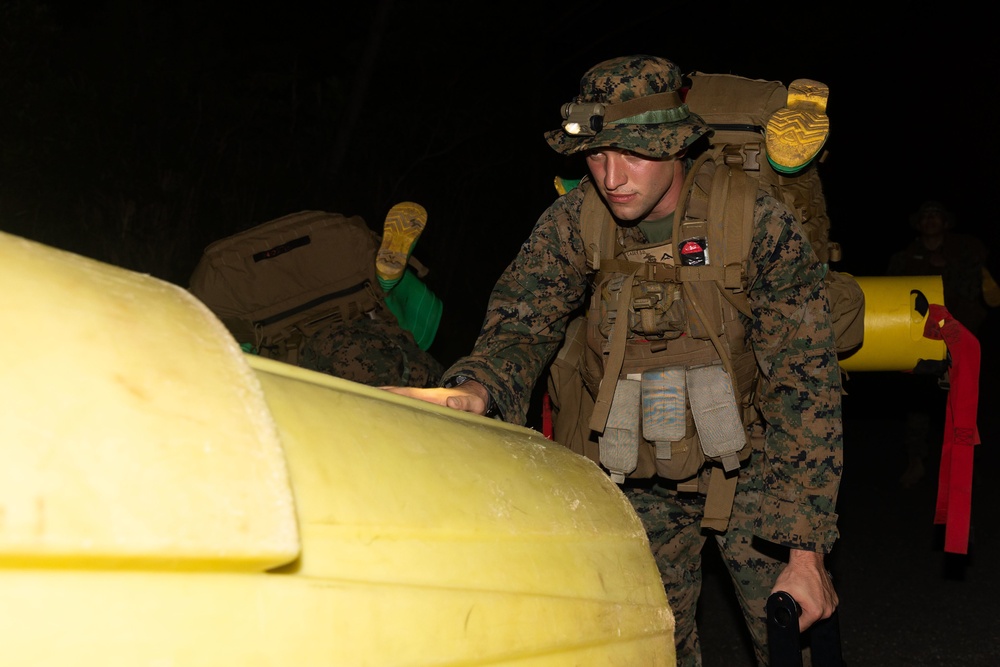 31st MEU Marines train CBRN skills.