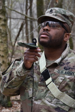 Company holds land navigation training