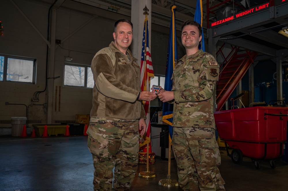 111th Attack Wing Coining Ceremony