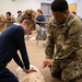 USARCENT Soldiers teach lifesaving techniques to Wilson Hall students