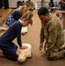 USARCENT Soldiers teach lifesaving techniques to Wilson Hall students