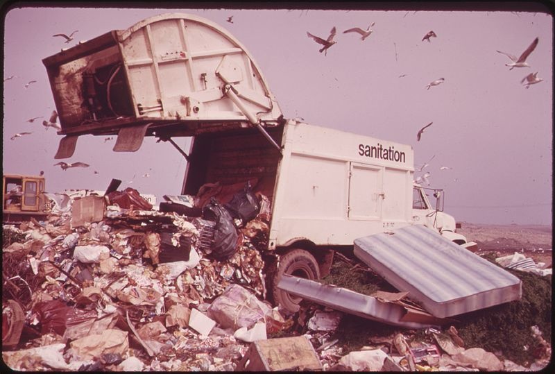 Landfill operations at Jamaica Bay, NY