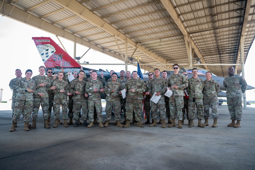 77th FS honors dedicated crew chiefs