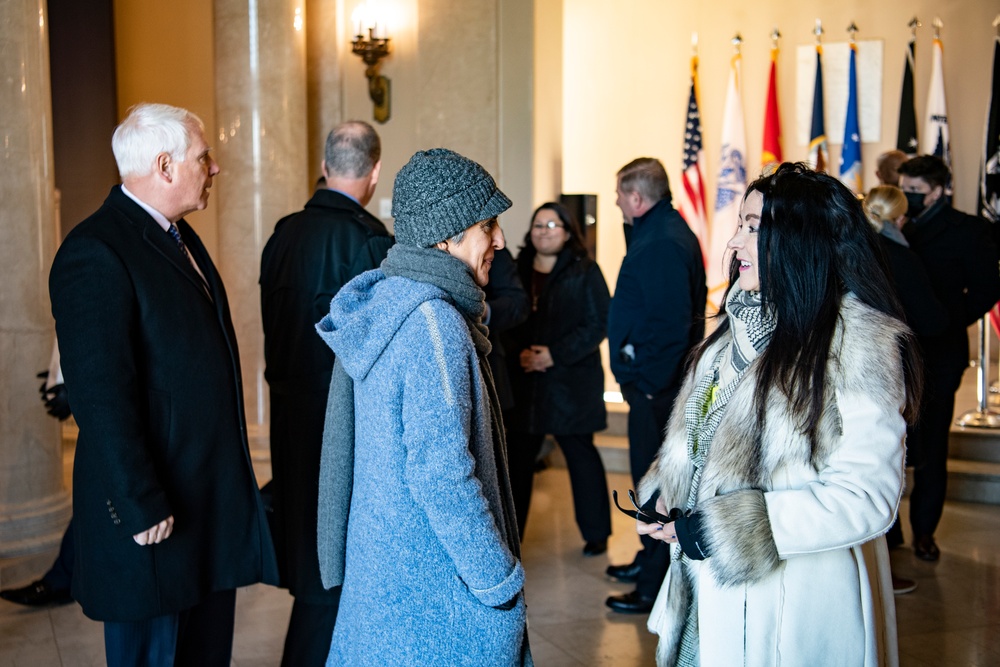 Director of U.S. Office of Personnel Management Kiran Ahuja Participates in a Public Wreath-Laying Ceremony at the Tomb of the Unknown Soldier