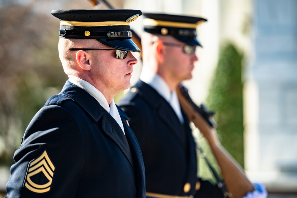 Director of U.S. Office of Personnel Management Kiran Ahuja Participates in a Public Wreath-Laying Ceremony at the Tomb of the Unknown Soldier