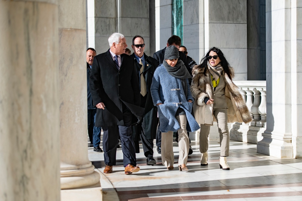 Director of U.S. Office of Personnel Management Kiran Ahuja Participates in a Public Wreath-Laying Ceremony at the Tomb of the Unknown Soldier