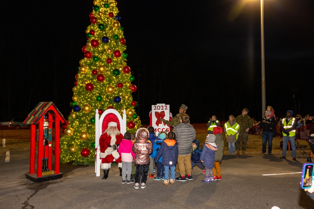 2022 MCB Quantico holiday tree lighting