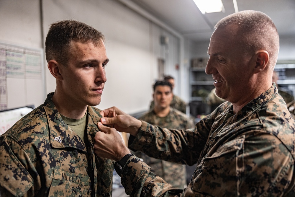 DVIDS - Images - Commanding General visits Meritorious promotion ...