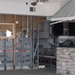 Look from inside a flooded restaurant in Fort Myers