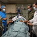 Lt. Gen. Carlos Diaz-Morfa, Dominican Republic Minister of Defense, and Dr. Daniel Rivera, Dominican Republic Minister of Health, take a tour of USNS Comfort during Continuing Promise 2022, in Santo Domingo