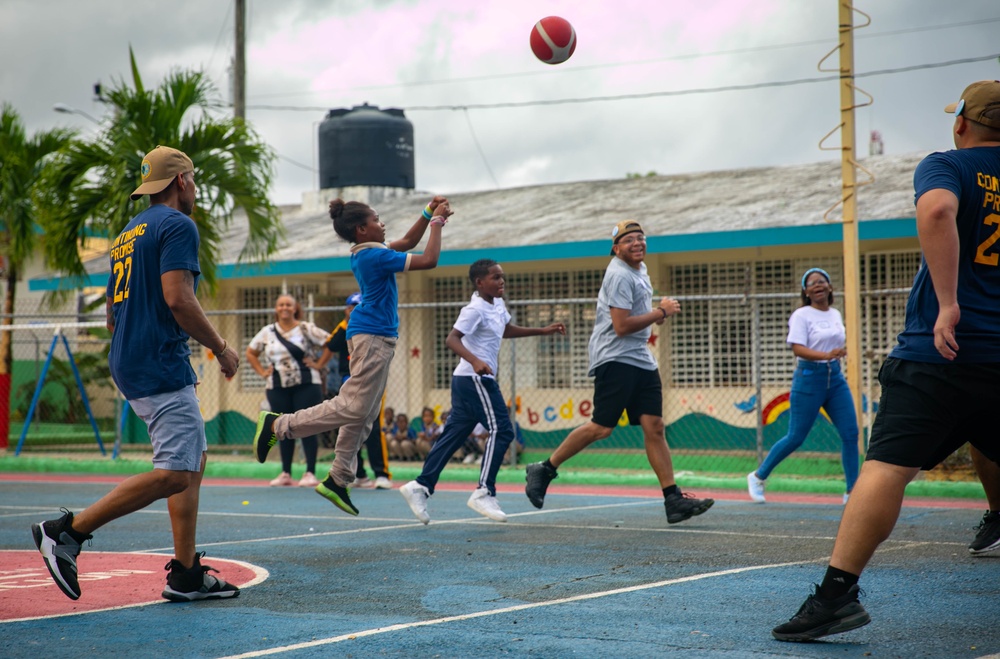 USNS Comfort Sailors Participate in a Community Relations Event in Santo Domingo