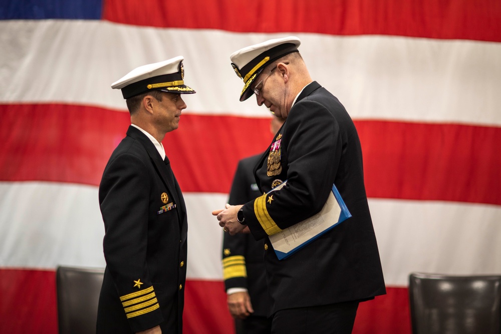 USS Bataan Holds Change of Command Ceremony