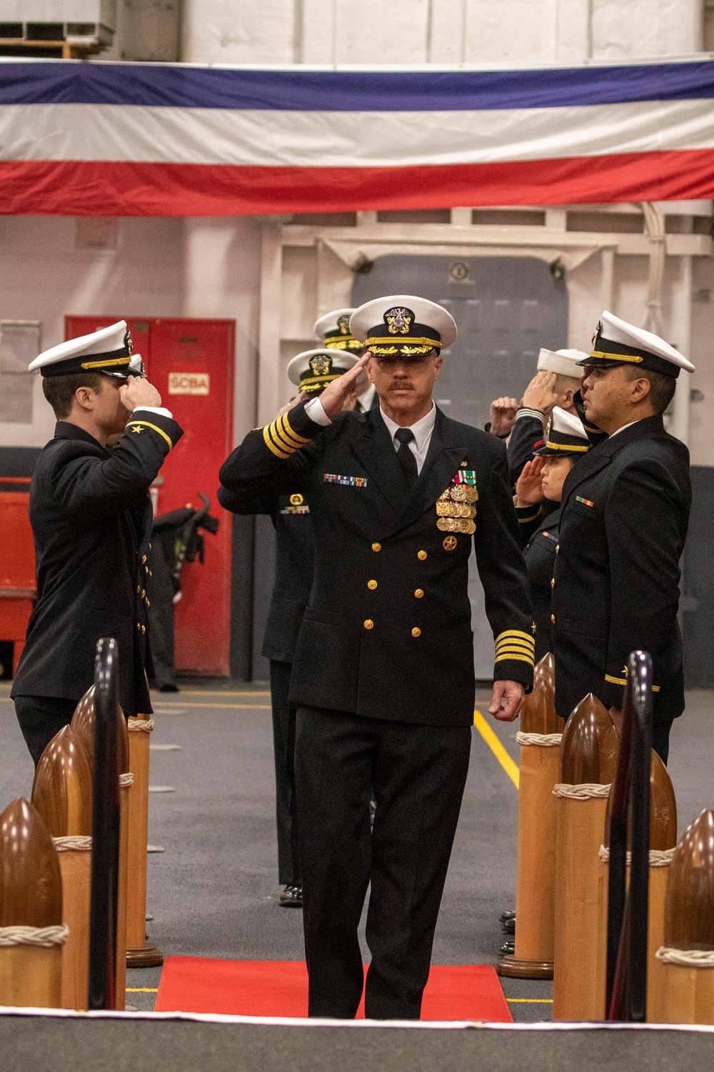 USS Bataan Holds Change of Command Ceremony