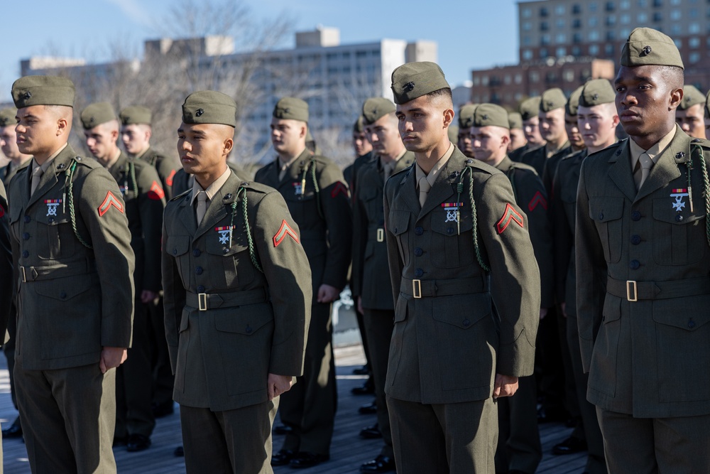 1st Battalion, 8th Marine Regiment Naturalization Ceremony