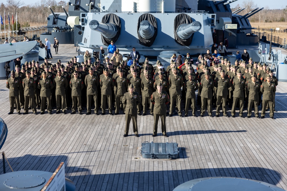 1st Battalion, 8th Marine Regiment Naturalization Ceremony