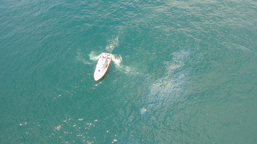Coast Guard, Florida Department of Environmental Protection monitor periodic oil discharge from Liberty Ship Thomas Heyward