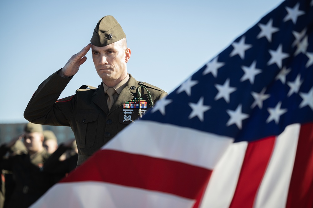 1st Battalion, 8th Marine Regiment Naturalization Ceremony