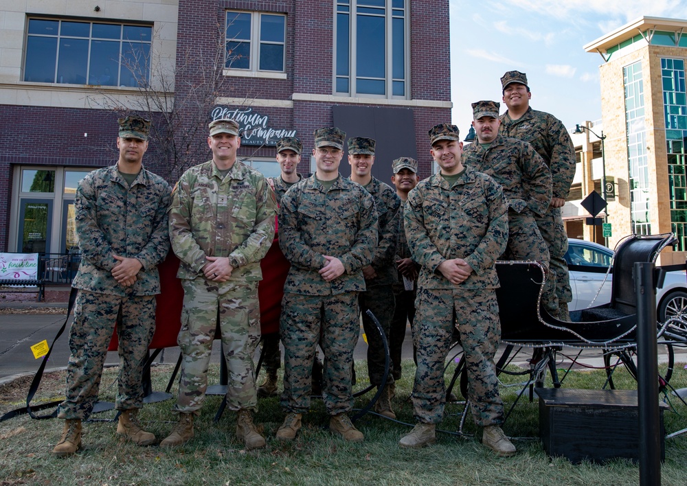 From Backpacks To Present Sacks: F/1 AVN Soldiers hosts Toys For Tots Foot March In Manhattan