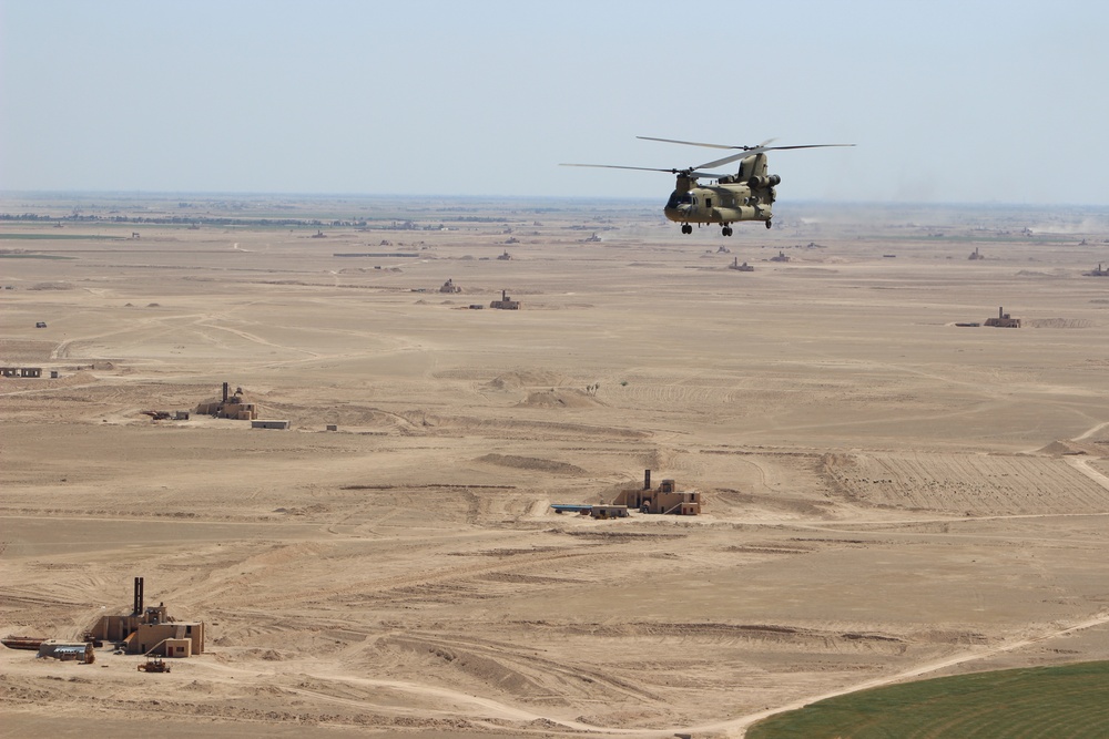 Michigan National Guard Chinook unit reflects on 20 years of service