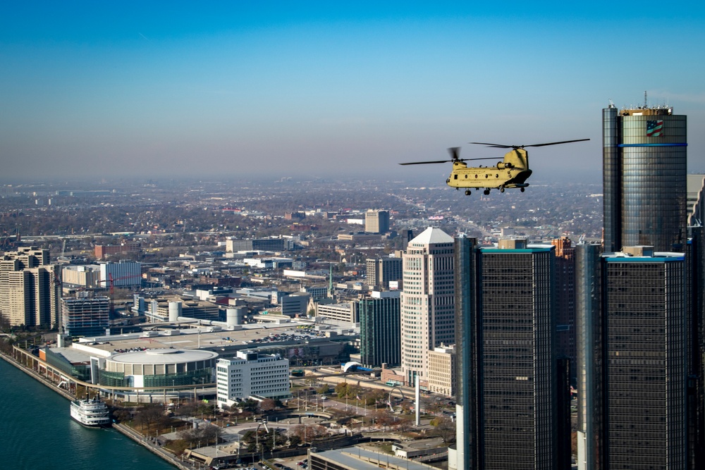 Michigan National Guard Chinook unit reflects on 20 years of service