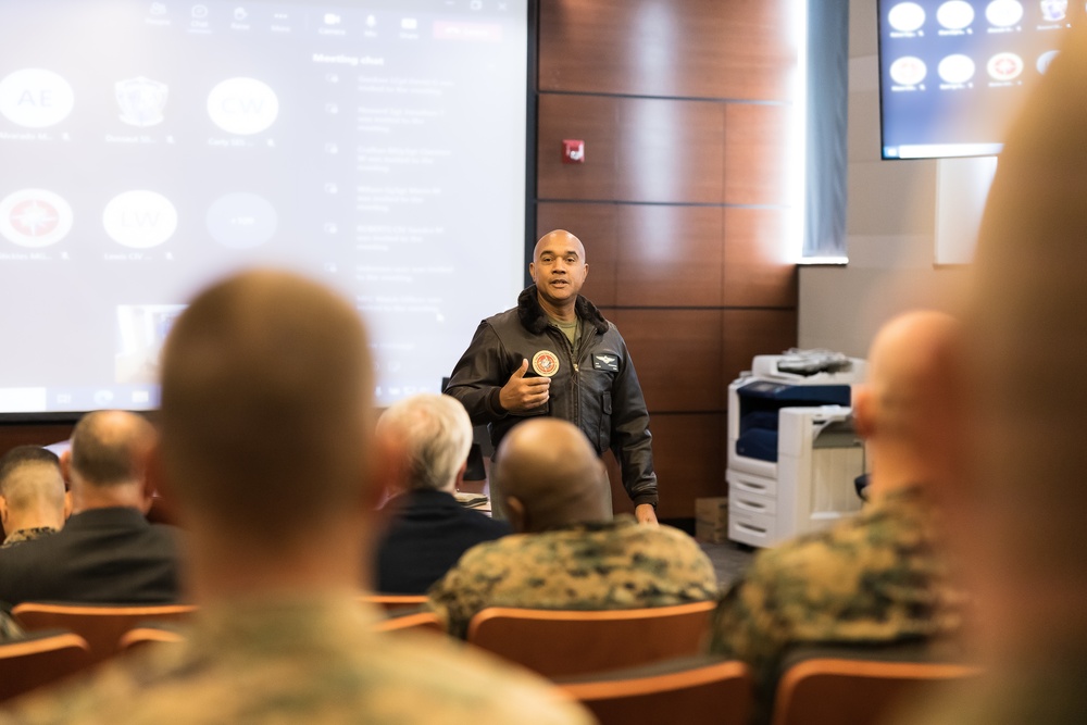 Lt. Gen. Cavanaugh Holds MARFORCOM Town Hall