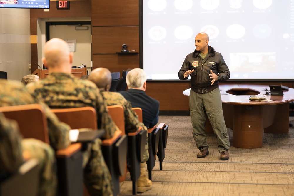 Lt. Gen. Cavanaugh Holds MARFORCOM Town Hall