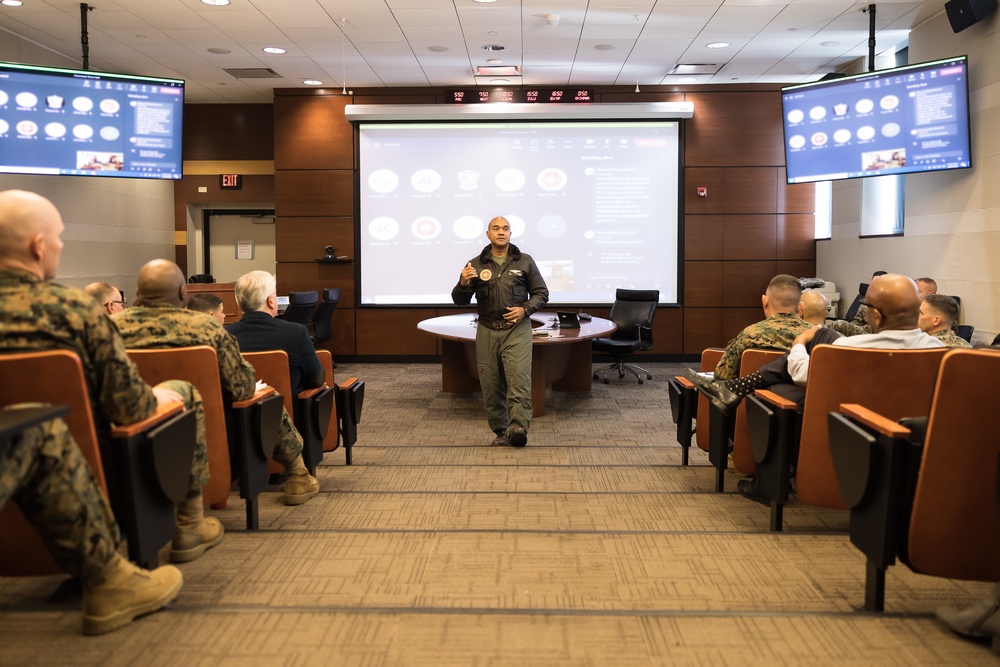 Lt. Gen. Cavanaugh Holds MARFORCOM Town Hall