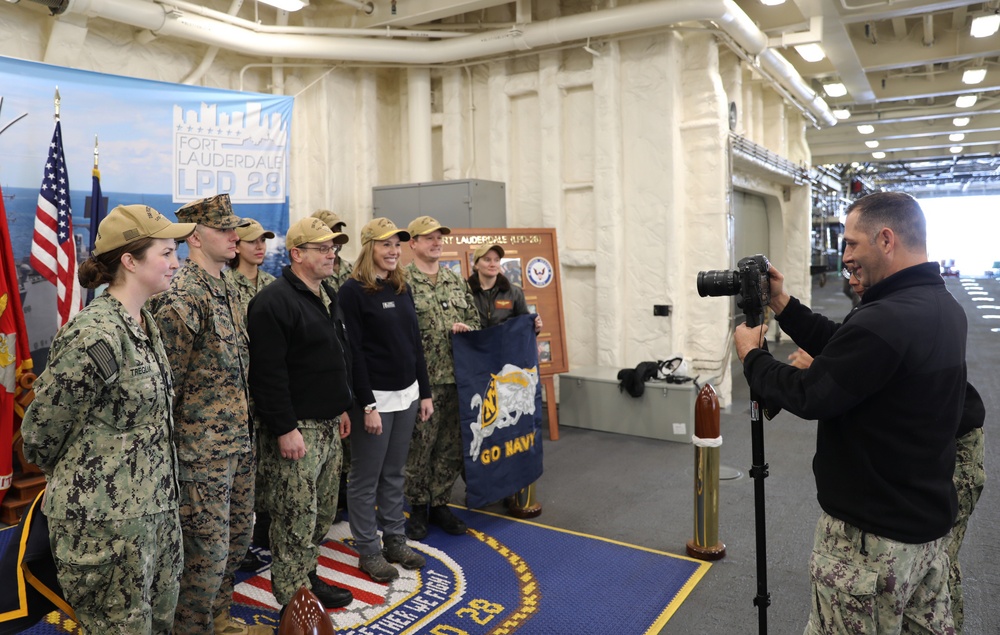 Assistant Secretary of the Navy Visits USS Fort Lauderdale